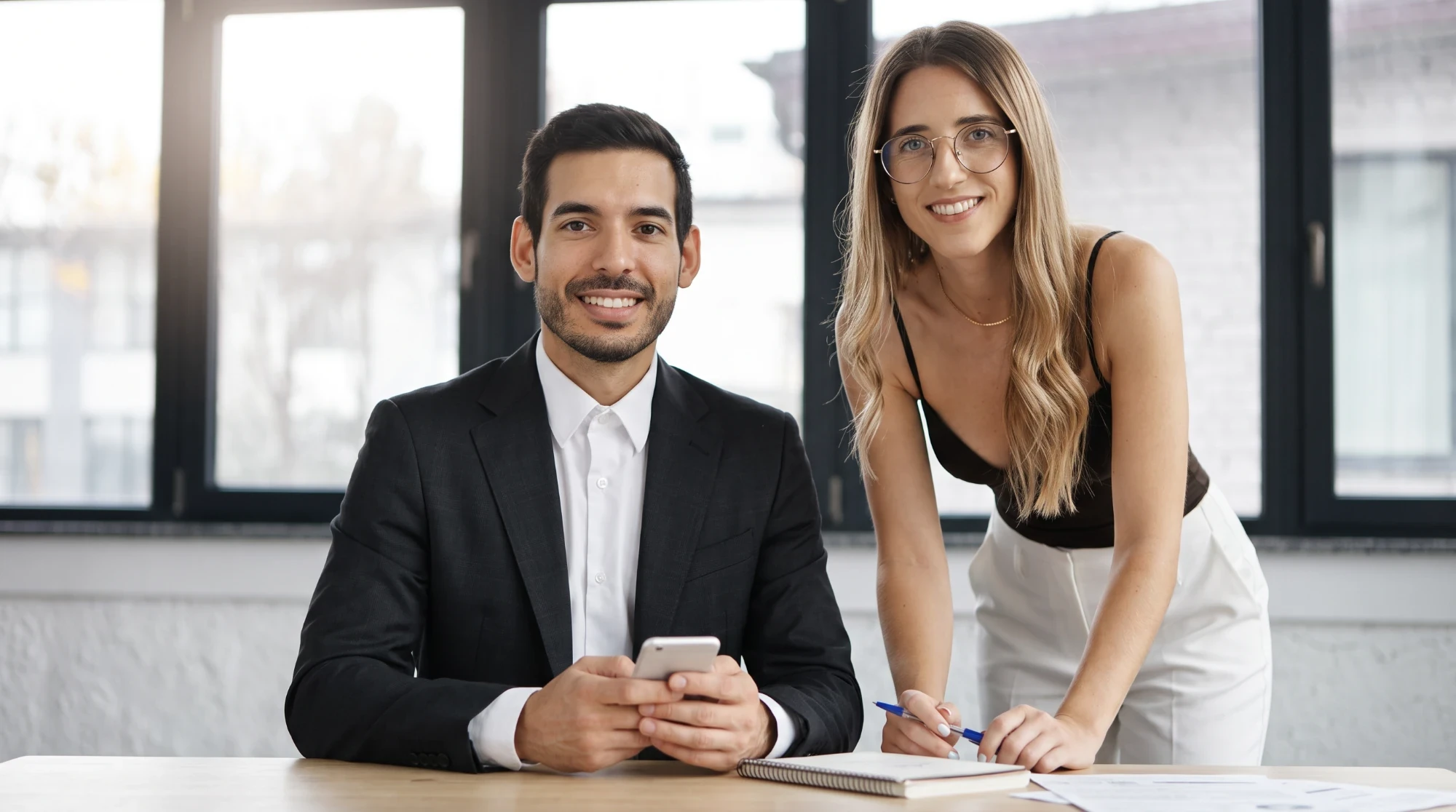 Nuno Santos e Telma Santos, consultores imobiliários da TNEXT